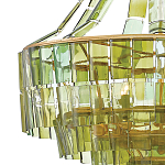 Люстра круглая каскадная Explosion of Green Shades зеленое стекло варинант исполнения - 1 | Loft Concept в Уфе