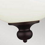 Подвесной светильник с белым стеклянным плафоном в форме шара на цепи Feiss варинант исполнения - 5 | Loft Concept в Уфе