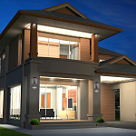 Настенный фонарь уличный прямоугольный черного цвета со стеклом с пузырьками Eurofase варинант исполнения - 6 | Loft Concept в Уфе