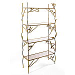 Стеллаж металлический с птичками Primavera варинант исполнения - 2 | Loft Concept в Уфе