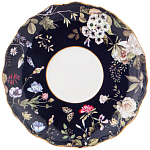 Чайный набор из фарфора темно-синий с рисунком цветов на 6 персон 12 предметов 280 мл Garden Whisper Porcelain Set  варинант исполнения - 2 | Loft Concept в Уфе