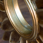 Зеркало-солнце с золотыми с лучами Rays of Peace варинант исполнения - 2 | Loft Concept в Уфе