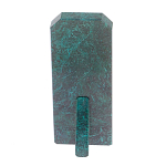 Часы погон ВС подарочные настольные из натурального камня Змеевик Military Clock варинант исполнения - 15 | Loft Concept в Уфе