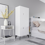 Комод белый с 4-мя дверцами на металлических ножках SPARK MULTIPURPOSE CABINET WHITE варинант исполнения - 2 | Loft Concept в Уфе