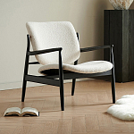 Кресло с каркасом и ножками из древесины и мягкими сиденьем и спинкой Venice варинант исполнения - 6 | Loft Concept в Уфе