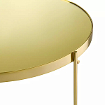 Кофейный столик овальный золотой Modern Mirror Gold Table варинант исполнения - 3 | Loft Concept в Уфе