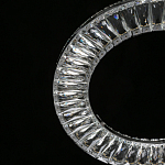 Люстра круглая с прозрачной хрустальной рамкой Maude Crystal Light варинант исполнения - 8 | Loft Concept в Уфе