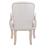 Кресло Aubrey Classical Armchair beige flax варинант исполнения - 3 | Loft Concept в Уфе