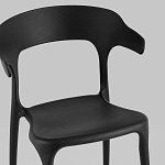Черный стул из прочного PP-пластика JORIS варинант исполнения - 6 | Loft Concept в Уфе