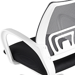 Офисное кресло с основанием из белого пластика Desk chairs Black варинант исполнения - 7 | Loft Concept в Уфе