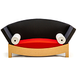 Дизайнерский диван с двумя подушками-валиками Poltronova Mitzi Sofa варинант исполнения - 1 | Loft Concept в Уфе