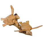 Статуэтка из дерева черепахи Animals of the World 25 варинант исполнения - 3 | Loft Concept в Уфе