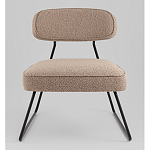 Кресло лаунж Kate букле капучино варинант исполнения - 4 | Loft Concept в Уфе