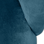 Барный стул вращающийся со спинкой Синий Велюр Vendramin Chair варинант исполнения - 3 | Loft Concept в Уфе