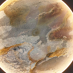 Бра в форме диска черного цвета Borders of Black варинант исполнения - 3 | Loft Concept в Уфе