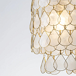 Подвесной светильник с декором из натуральной морской ракушки Iridescent Light варинант исполнения - 4 | Loft Concept в Уфе