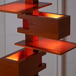 Торшер с каркасом из множества полок Links варинант исполнения - 2 | Loft Concept в Уфе