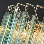 Дизайнерская люстра AQUA Blue Lagoon бирюзовое стекло несколько ярусов варинант исполнения - 4 | Loft Concept в Уфе