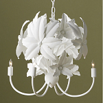 Люстра белая в виде цветков шиповника White Rosehip Flower варинант исполнения - 3 | Loft Concept в Уфе