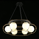 Люстра подвесная круглая с белыми плафонами Martin варинант исполнения - 3 | Loft Concept в Уфе