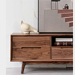 Тумба под телевизориз массива дерева TV Stand made of Walnut Wood варинант исполнения - 3 | Loft Concept в Уфе