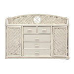 Комод из натурального ротанга Weavella белый варинант исполнения - 1 | Loft Concept в Уфе