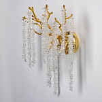 Бра золотого цвета с ветвями и хрустальными подвесками FAIRYTREE Light варинант исполнения - 3 | Loft Concept в Уфе