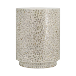 Приставной столик с рисунком из раковин устриц Bone Inlay варинант исполнения - 2 | Loft Concept в Уфе