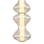 Подвесной светильник светодиодный с стеклянным волнообразным плафоном Amphora of Light варинант исполнения - 4 | Loft Concept в Уфе