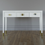 Дизайнерский Письменный стол Elsa Dreams White с тремя ящиками варинант исполнения - 1 | Loft Concept в Уфе
