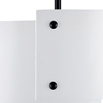 Потолочный светильник круглый светодиодный Semicircular White Panels белый варинант исполнения - 1 | Loft Concept в Уфе