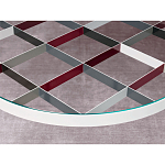 Дизайнерский круглый кофейный стол со стеклянной столешницей Gio Ponti D.555.1 Coffee Table варинант исполнения - 3 | Loft Concept в Уфе