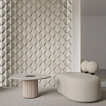 Гипсовая 3D Панель DRAGON SCALE - B варинант исполнения - 1 | Loft Concept в Уфе