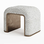 Пуф Forli с элегантной латунной вставкой варинант исполнения - 1 | Loft Concept в Уфе