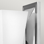 Бра с белым матовым плафоном на прямоугольном основании цвета хром Hinkley варинант исполнения - 2 | Loft Concept в Уфе