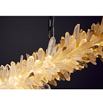 Люстра линейная светодиодная из необработанных кристаллов Mountain Comet варинант исполнения - 1 | Loft Concept в Уфе