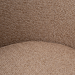 Кресло вращающееся черно-золотая рогожка Julia Armchair Golden Belt варинант исполнения - 4 | Loft Concept в Уфе