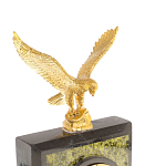 Настольный письменный набор из змеевика  и бронзы с декором в виде орла в подарочной упаковке Successful Leader варинант исполнения - 3 | Loft Concept в Уфе