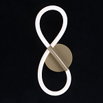 Бра с белым плафоном в форме восьмерки и круглым основанием Luke Lampco Tracer Lamp варинант исполнения - 2 | Loft Concept в Уфе