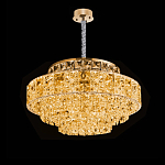 Люстра хрустальная в неоклассическом стиле на золотистом каркасе Majesty варинант исполнения - 5 | Loft Concept в Уфе