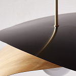 Люстра круглая с 2-мя металлическими абажурами Andromeda варинант исполнения - 4 | Loft Concept в Уфе