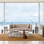 Приставной столик из массива дерева Walnut варинант исполнения - 8 | Loft Concept в Уфе