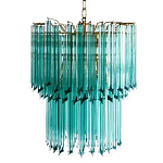 Дизайнерская люстра Blue Lagoon glass бирюзовое стекло  варинант исполнения - 1 | Loft Concept в Уфе