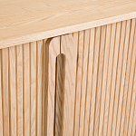 Длинный низкий буфет с 2-мя раздвижными дверцами Toinette Light Cupboard варинант исполнения - 12 | Loft Concept в Уфе