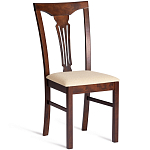 Стул деревянный с узором ручной работы Espresso варинант исполнения - 1 | Loft Concept в Уфе