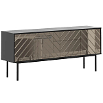 ТВ-тумба с зеркальным декором Serena TV-Stand варинант исполнения - 1 | Loft Concept в Уфе