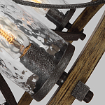 Люстра с цилиндрическим плафонами из толстого волнистого стекла в индустриальном стиле Feiss варинант исполнения - 16 | Loft Concept в Уфе