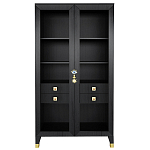 Дизайнерский шкаф витрина Elsa Dreams Black с 4-мя ящиками варинант исполнения - 1 | Loft Concept в Уфе