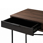 Стол рабочий в стиле лофт с ящиком и нишей для хранения Urban Style Space 2 варинант исполнения - 4 | Loft Concept в Уфе