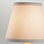 Бра со стеклянным шарообразным декором с пузырьками и бежевым абажуром Feiss варинант исполнения - 2 | Loft Concept в Уфе